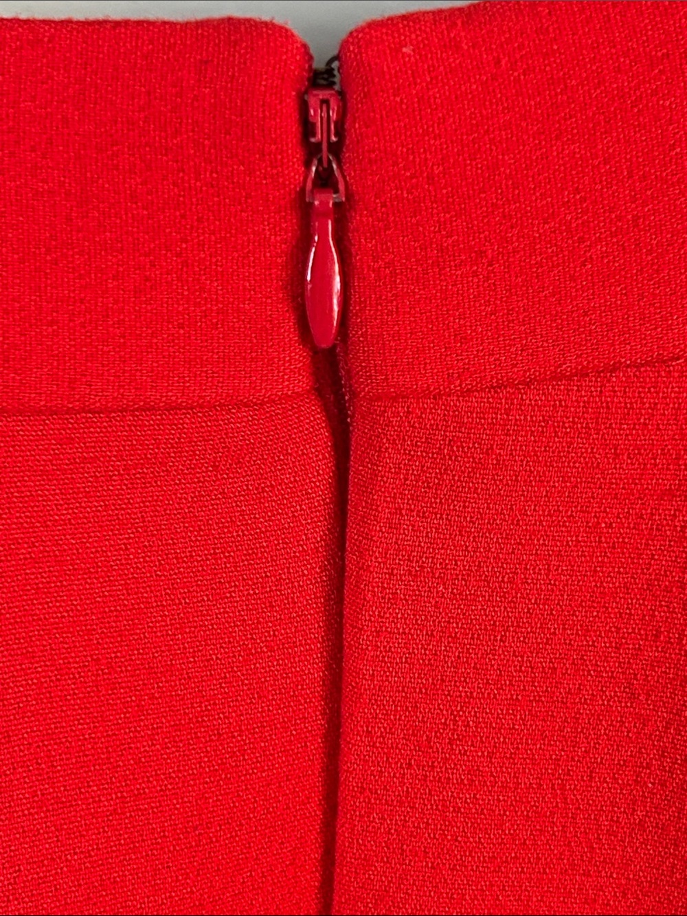 Banana Republic Stylish Bold Red Box Pleated Full A-Line Skirt - Picture 8 of 11